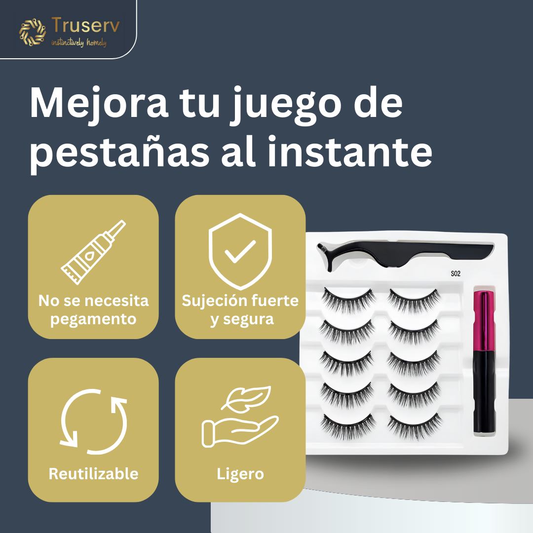 Truserv™ Pestañas Magnéticas