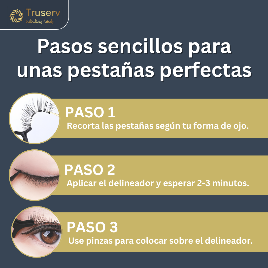 Truserv™ Pestañas Magnéticas